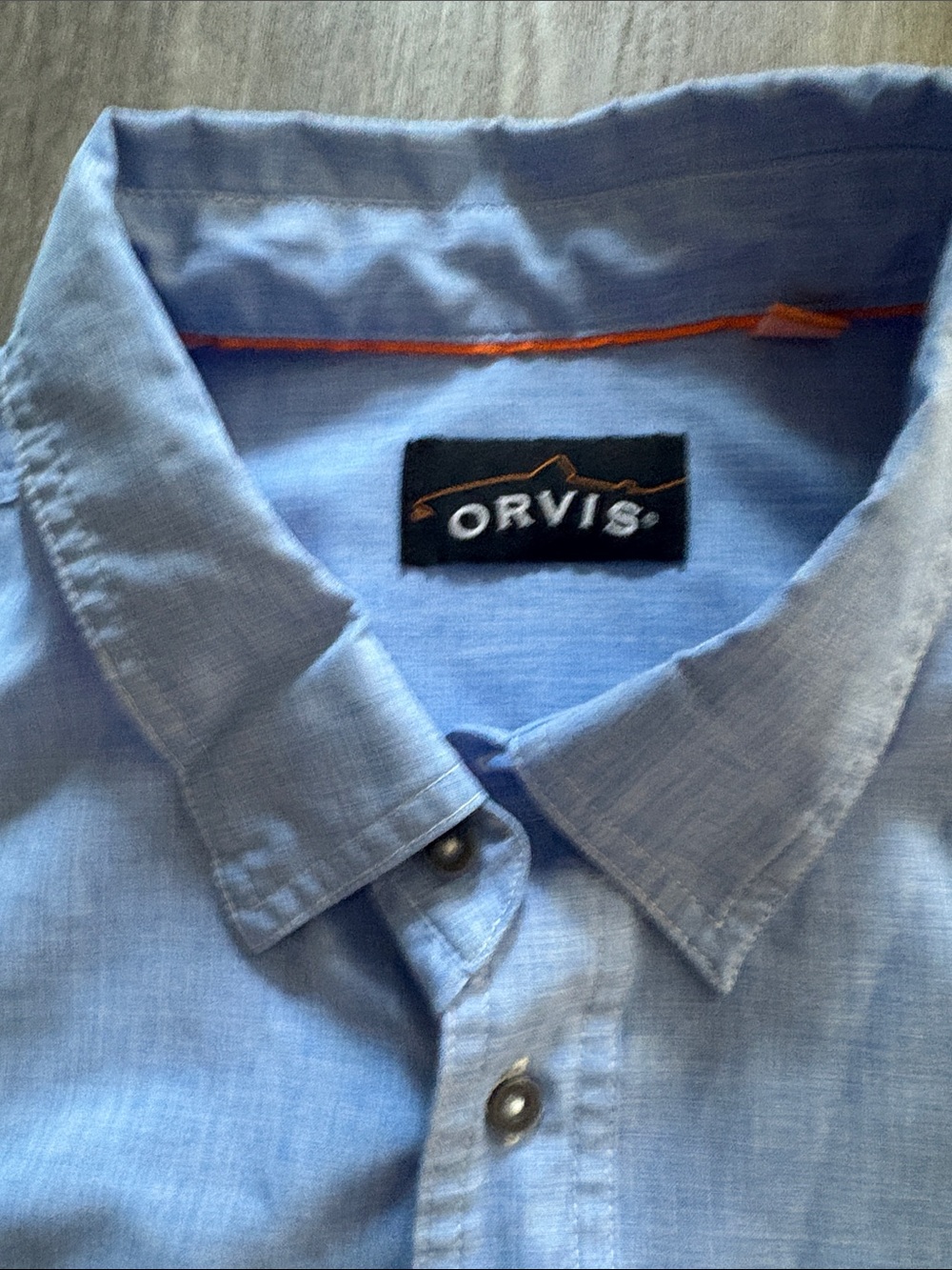 Orvis Tech Chambray Short-Sleeve Work Shirt - Picture 4 of 5